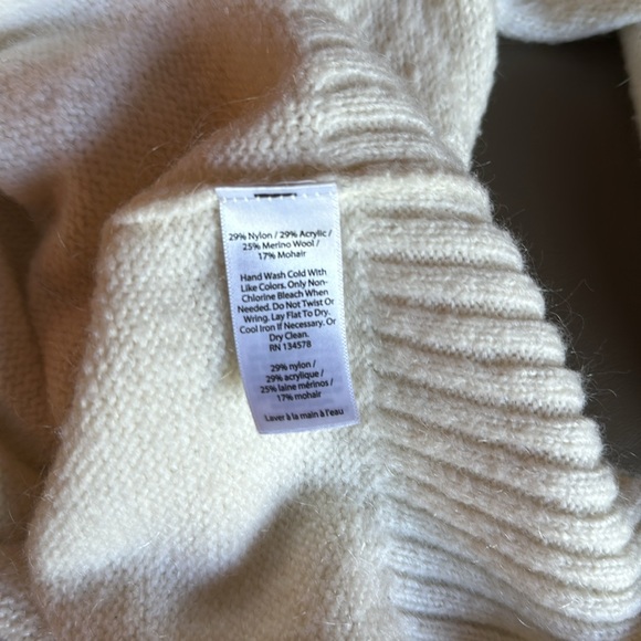 Vineyard Vines Women’s Merino Wool Mohair Blend Fair Isle Crew Neck Sweater S - Picture 4 of 7